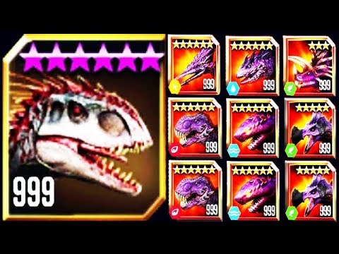 JURASSIC WORLD INDOMINUS REX vs 9 OPPONENTS