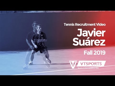 College Tennis Recruitment - Javier Suárez (Spain) - FALL 2019