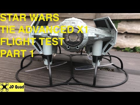 Propel Star Wars Tie Advanced X1 Flight Test & Crashes Video