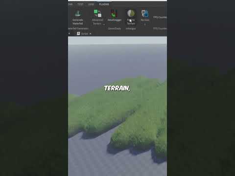 🏔️👀The BEST Roblox Terrain Plugin (You Need This!) #shorts