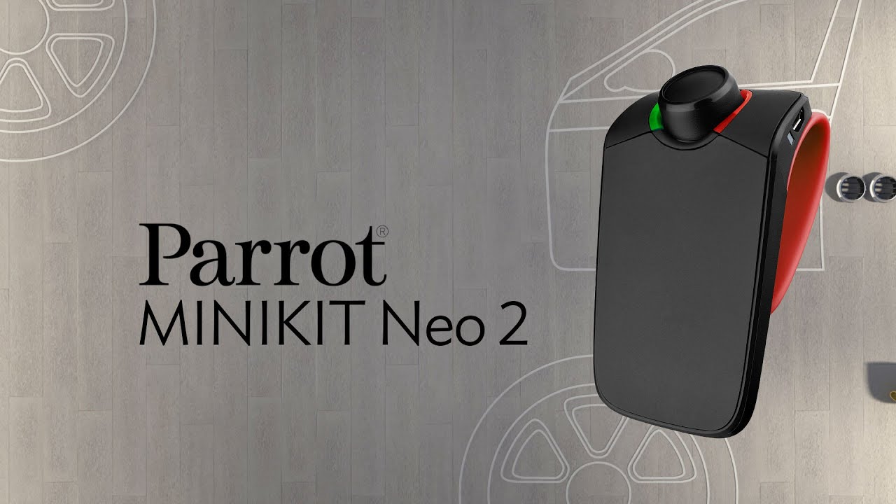 Устройство громкой связи Parrot MINIKIT Neo 2 HD черный