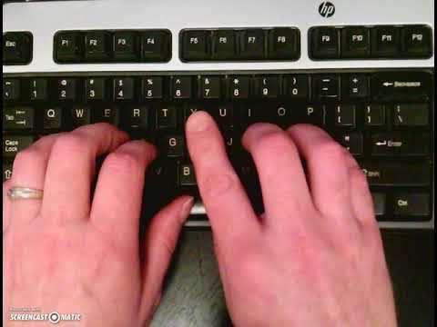 Using the shift key for Capital letters