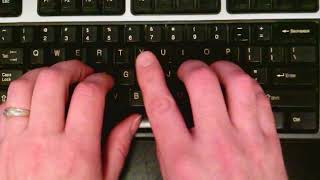 Using the shift key for Capital letters