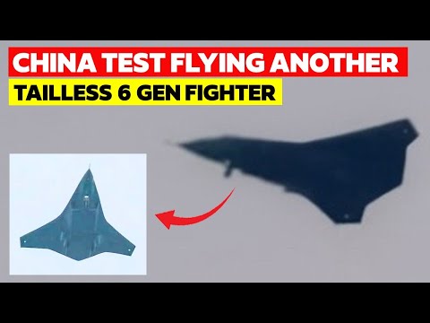 China's New Six-Gen Tailless Stealthy Combat Aircraft Takes Flight