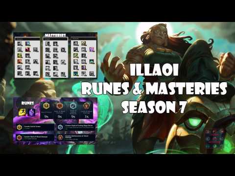 Illaoi Runes and Masteries season 7 League of legends