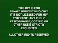 FBI Warning DVD Hollywood Pictures Home Video Logo 1997 2000