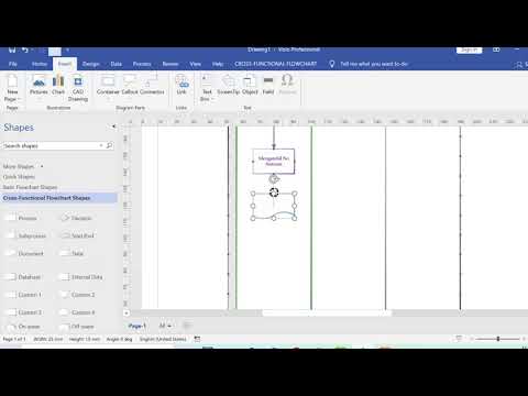 Contoh Pembuatan Dokument Flow Diagram dengan menggunakan Visio 2019