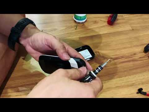 Replace Garmin Edge 1000 back cover ,batt and charging port