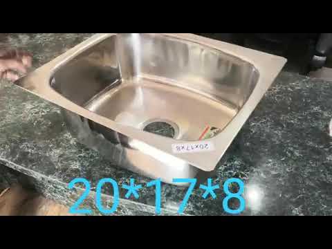 ss kitchen sink size 20 17