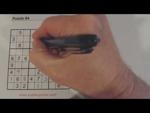 Sudoku Primer 124 - double row, column elimination