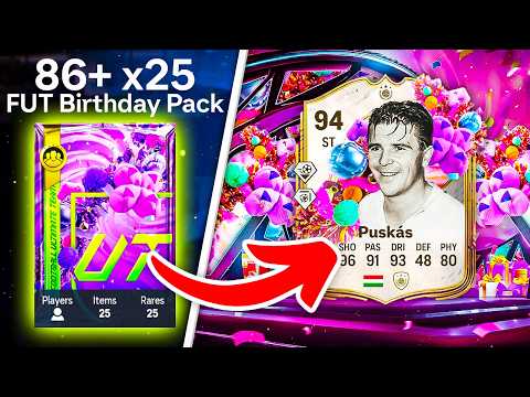 86+ x25 FUT BIRTHDAY PACKS! 🚨 FC 26 Ultimate Team