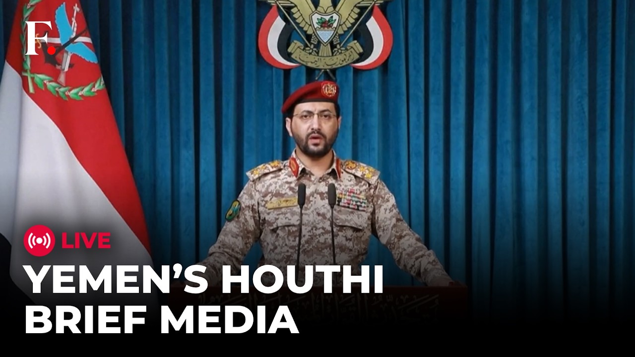 HOUTHI LIVE:  Yemen's Houthis' Military Spokesperson, Yahya Saree, Delivers Statement