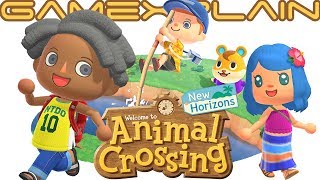 Animal Crossing: New Horizons - TONS of New Artwork! (Hairstyles, Skin Tone, Activities, & More!)
