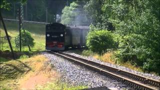 preview picture of video 'Pressnitztalbahn  -  Mit dem Dampfzug von Jöhstadt nach Steinbach'