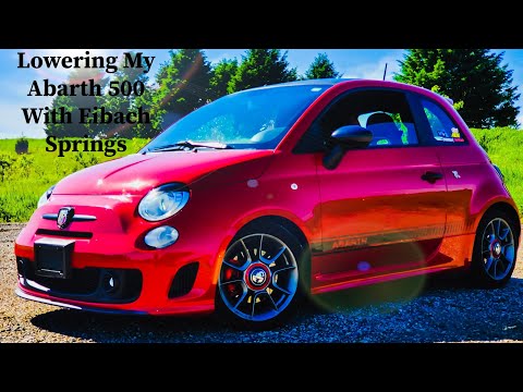 Installing Eibach Lowering Springs On My Abarth 500