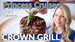 Crown Grill on a Princess Cruise Ship #specialtydiningprincess