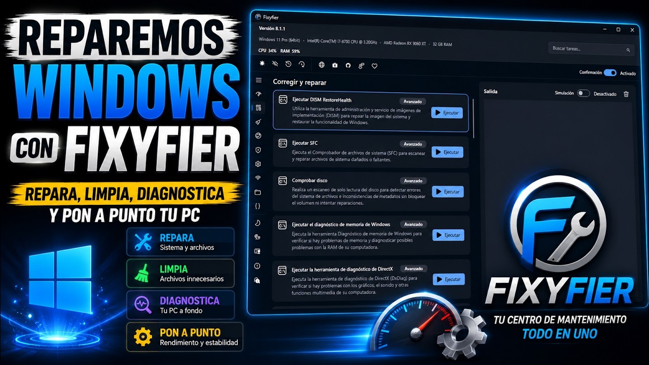 Reparemos Windows con Fixyfier