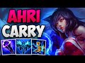 CHALLENGER AHRI CARRYING A HIGH ELO GAME! | CHALLENGER AHRI MID GAMEPLAY | Patch 13.24 S13