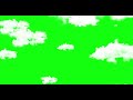 Bright Sun And Clouds Blue Screen VFX Free Video
