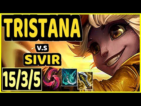 TRISTANA vs SIVIR - 15/3/5 KDA BOTTOM ADC GAMEPLAY - EUW Ranked DIAMOND