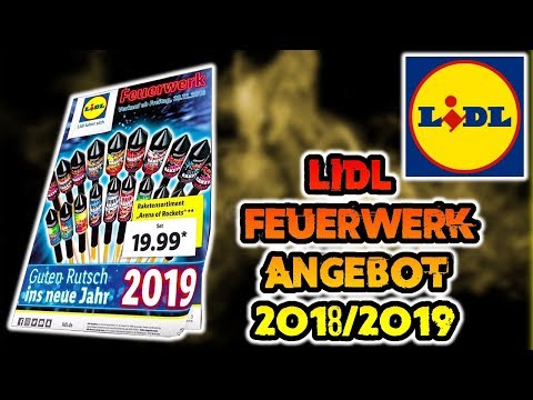 LIDL FIREWORKS BROCHURE 2018/2019 | New Year's Eve 2K