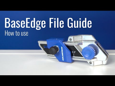 Base Edge File Guide - Kantenwinkel-Feilenführung (Anwendung)