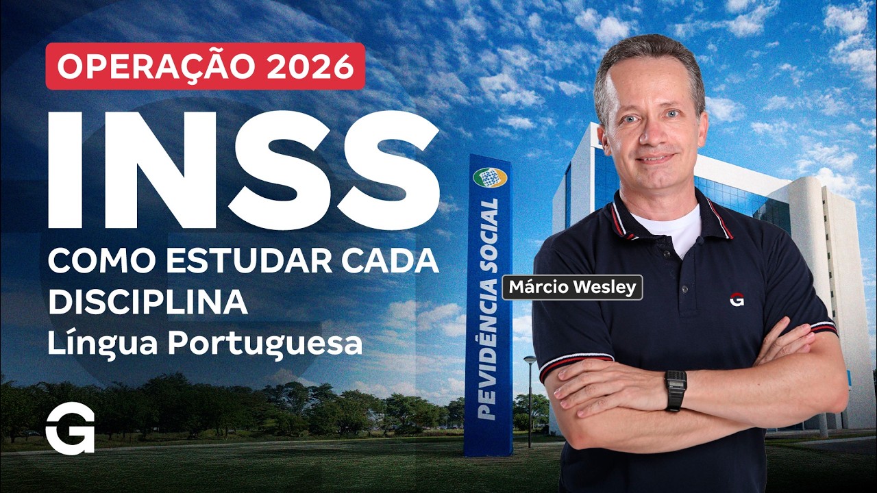 Operação INSS 2026: Como estudar cada disciplina: Língua Portuguesa