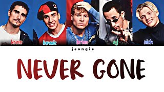 Backstreet Boys - Never Gone (Color Coded - Lyric)