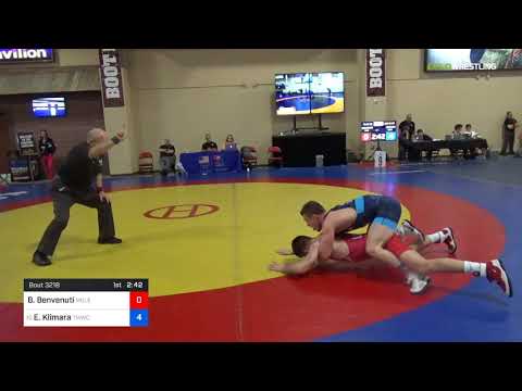 2018 Marine Corps US Open/Senior Men's Freestyle 57 Con 16 #2 - Brandon Benvenuti (Mule) Vs. Edwar