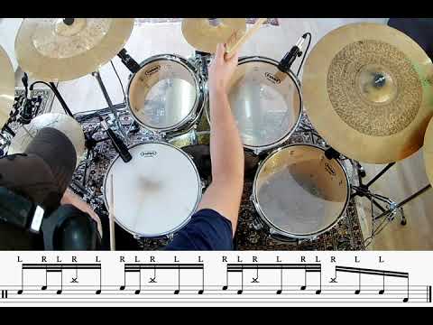 Drum Lick 17 - Weckl Hertas With A Twist - Avantgarde Cymbals