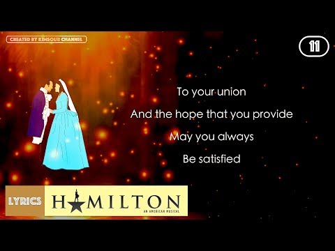 #11 Hamilton - Satisfied (VIDEO LYRICS)