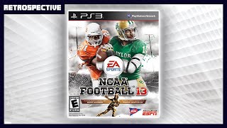 NCAA Football 13 Retrospective