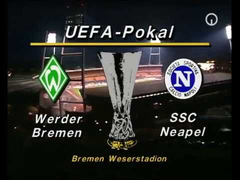 Werder Bremen Napoli 5-1, uefa cup 89-90, full match