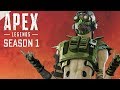 Apex Legends - Season 1 All Battle Pass Items + Unlocking Octane