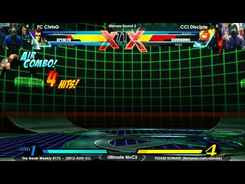 The Break #173   UMvC3 W2   FC ChrisG VS CCI Disciple