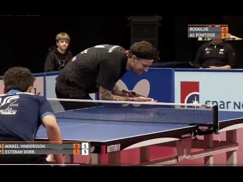 Gtcom Pingpong | kelas Dunia | Hindersson Mikkel vs Dorr Esteban