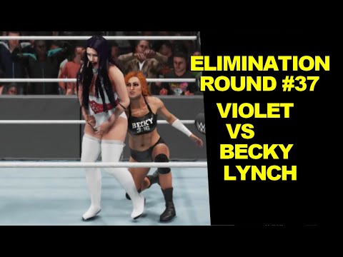 WWE 2K19 Violet vs Becky Lynch - Extreme Elimination Round #37