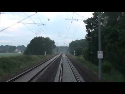 Führerstandsfahrt: Berlin Karow - Oranienburg - Gransee - Neustrelitz (6/2014)