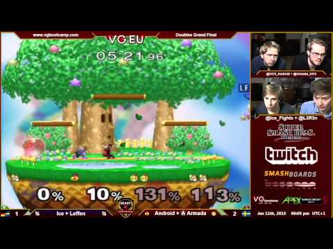 B.E.A.S.T 5 - Ice + Leffen Vs. Android + [A]rmada - Grand Final Melee Doubles