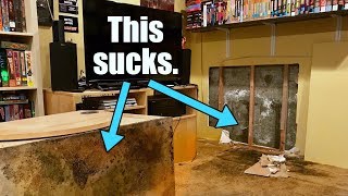 OH NO! Water & Mold in the GAME ROOM! $10,000 to fix!