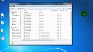 Windows 7  - How to extract  a zip file.