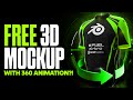 Free 3D Jersey Mockup Blender3D Tutorial