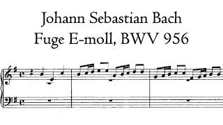 Bach - Fuge in E-moll / E Minor, BWV 956 - Broederkerk, Kampen, Hauptwerk