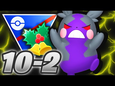 This is the Season of MORPEKO! 10-2 with this AMAZING TEAM for the Holiday Cup in Pokemon GO