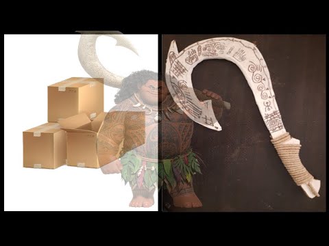 Galaxy Weapon |How to make Maui Light up from movie Moana|