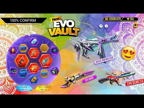 Next Evo Vault Event Free Fire 🥳🤯| free fire new event | ff new event | new event free fire