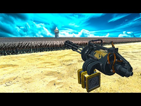 SNIPER MINIGUN, T45 SHOTGUN & ATLAS MECH VS 4.2 MILLION PYRAMID HEAD & ZOMBIES !! UEBS 2