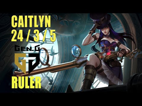 CAITLYN vs EZREAL | ADC | Challenger | Korea | 24/3/5 (KDA)