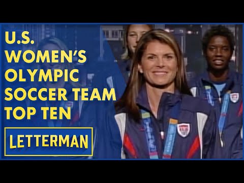 U.S. Women's Olympic Soccer Team Top Ten | Letterman
