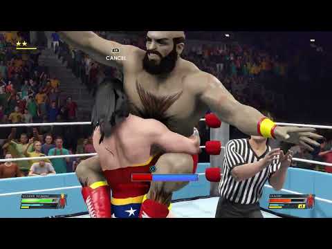 WIWA Wrestling Match #553: Zangief vs Wonder Woman